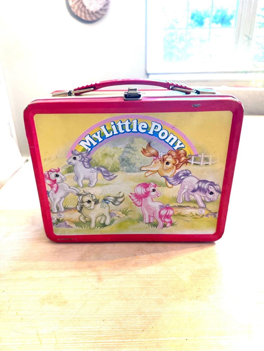 Vintage My Little Pony Rainbow Tin Lunchbox - Collectible Kids Toy 🌈